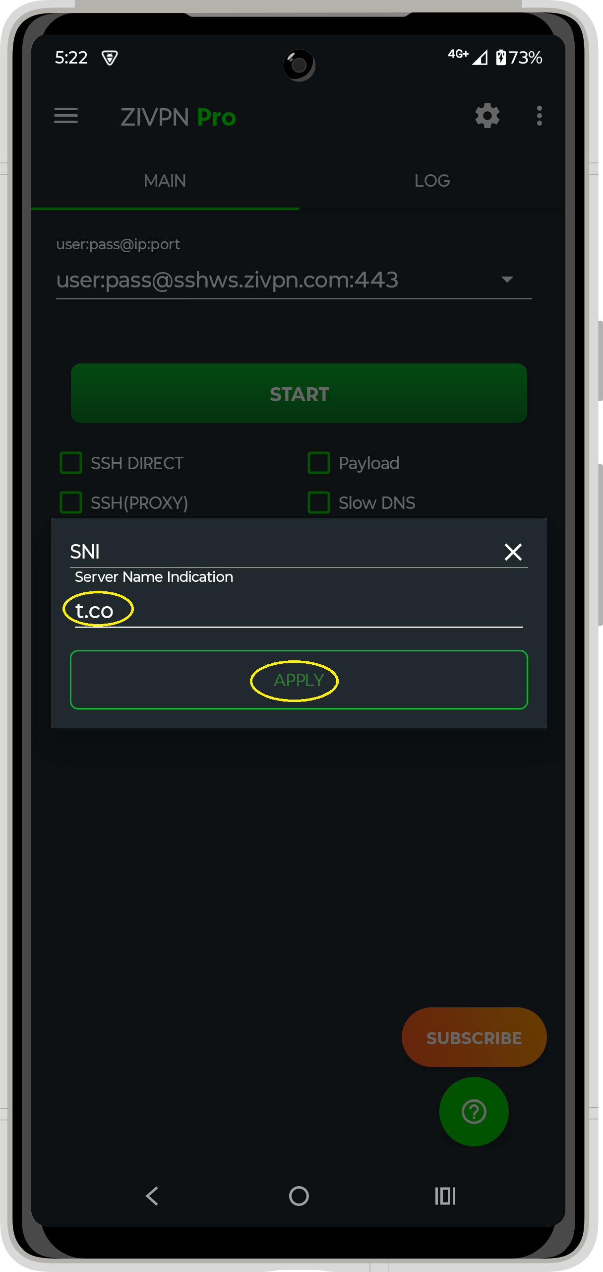 Free SSH Account Setup Step 3